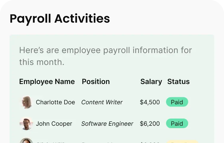 payroll